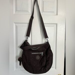 Kipling Chocolate Crossbody Bag